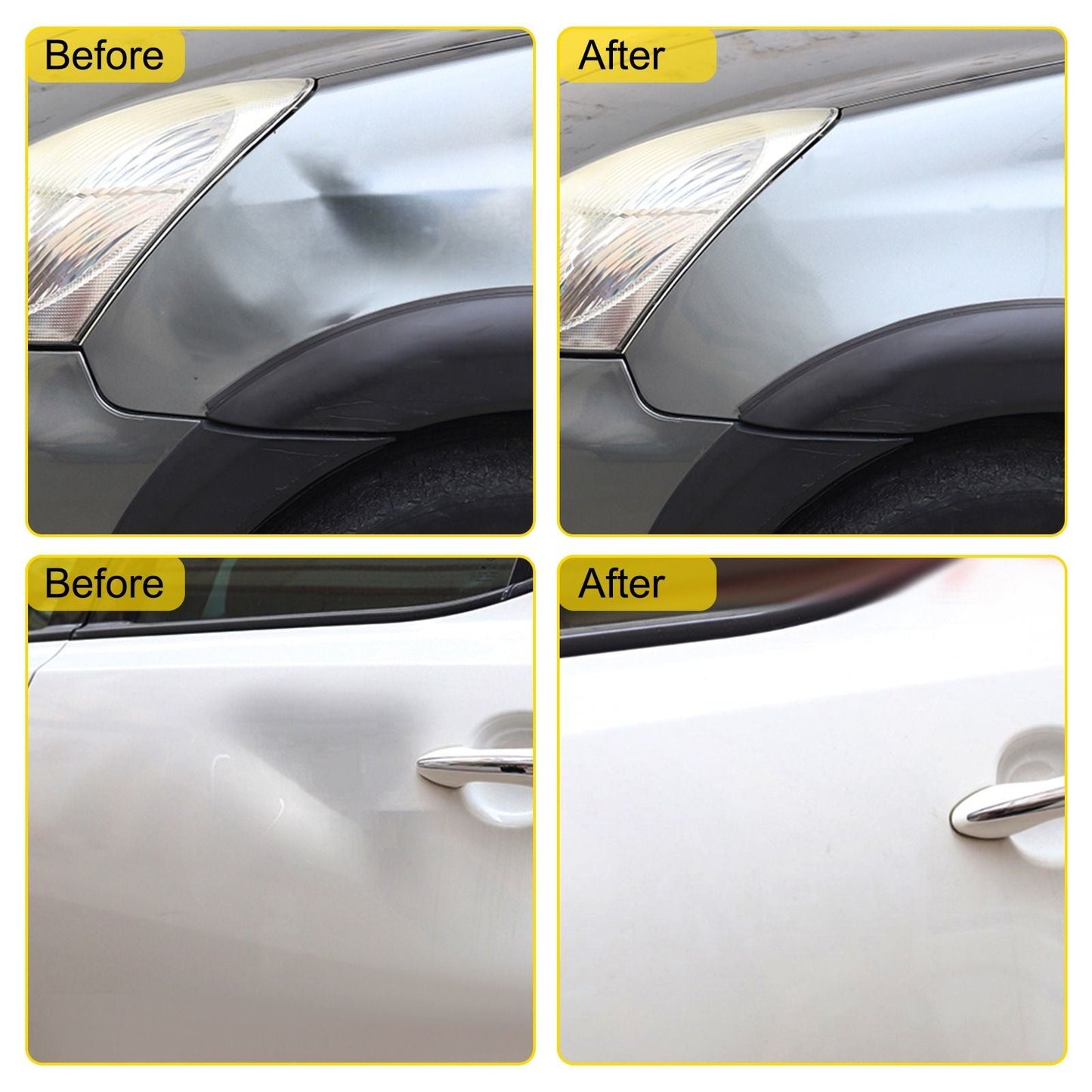 Stick Dent Removal Kit, paintless Dent Repair stick, Stainless Steel Dent Repair stick, Whale Tail Dent Repair tool, professional hail dent removal tool for minor dents, door dings and hail damage